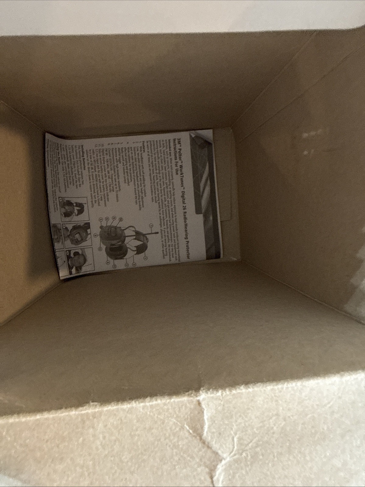 Peltor Digital WorkTunes 26 Headphones and Earmuffs WTD2600 NEW IN BOX! NIB