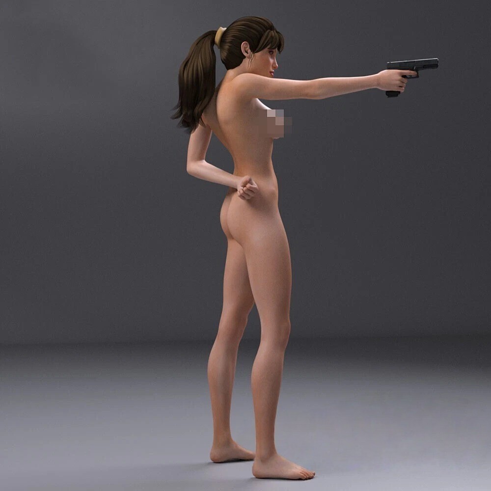 Jolie Lara Croft NSFW Nude 1:4 Model Kit Unpainted 3d Print GK Statue Figure