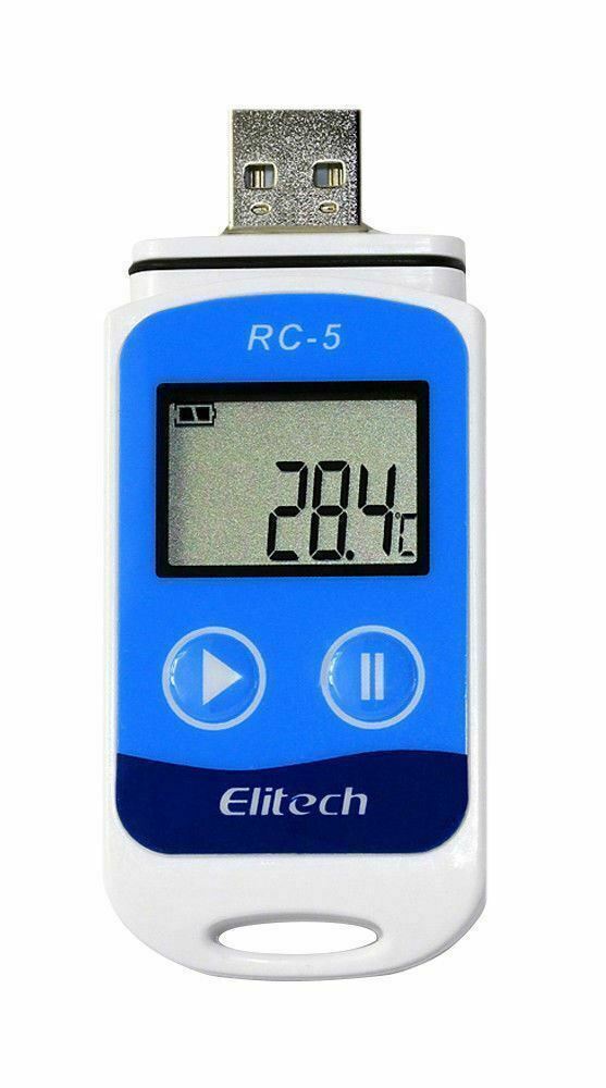 Elitech RC-5 USB Reusable Temperature Data logger Temp Recorder Quick PDF Report