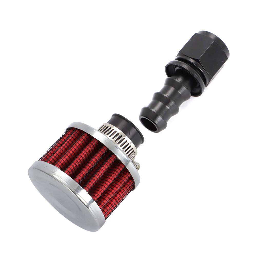 US For Fuel Cell Breather / Vent -10 AN Female Fitting with Filter Kit Aluminum