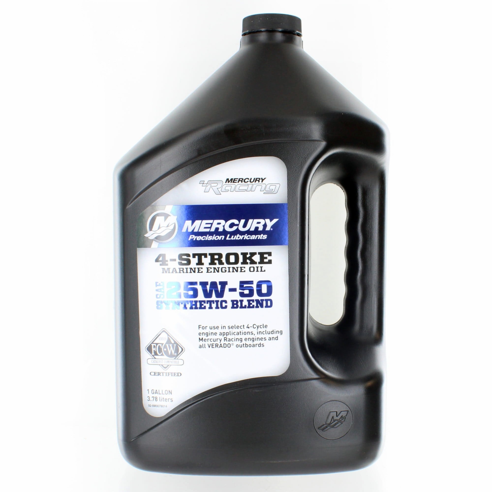 Mercury Marine/Mercruiser New OEM Synthetic Blend 4-Stroke (25W-50) Engine Oil,
