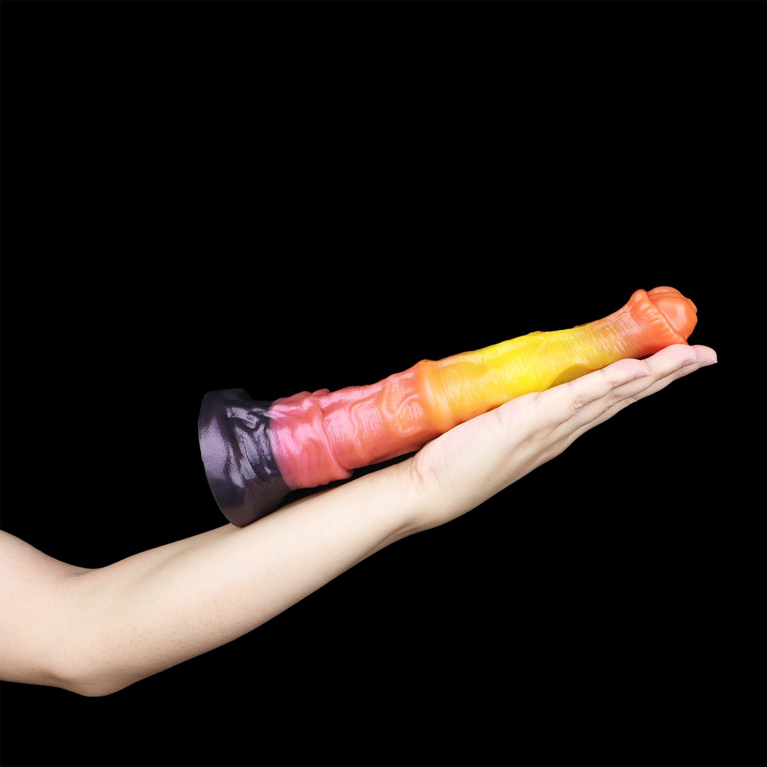 Long Fantasy Dildo Lifelike Dual-layer Silicone Penis G-spot Vagina&Anal Sex Toy