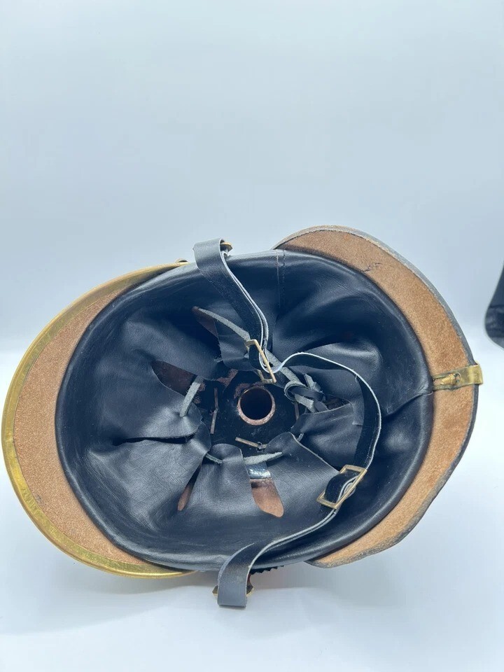 WWI German Pickelhaube Prussian Leather Helmet Spiked Officer Handmade Gift Item