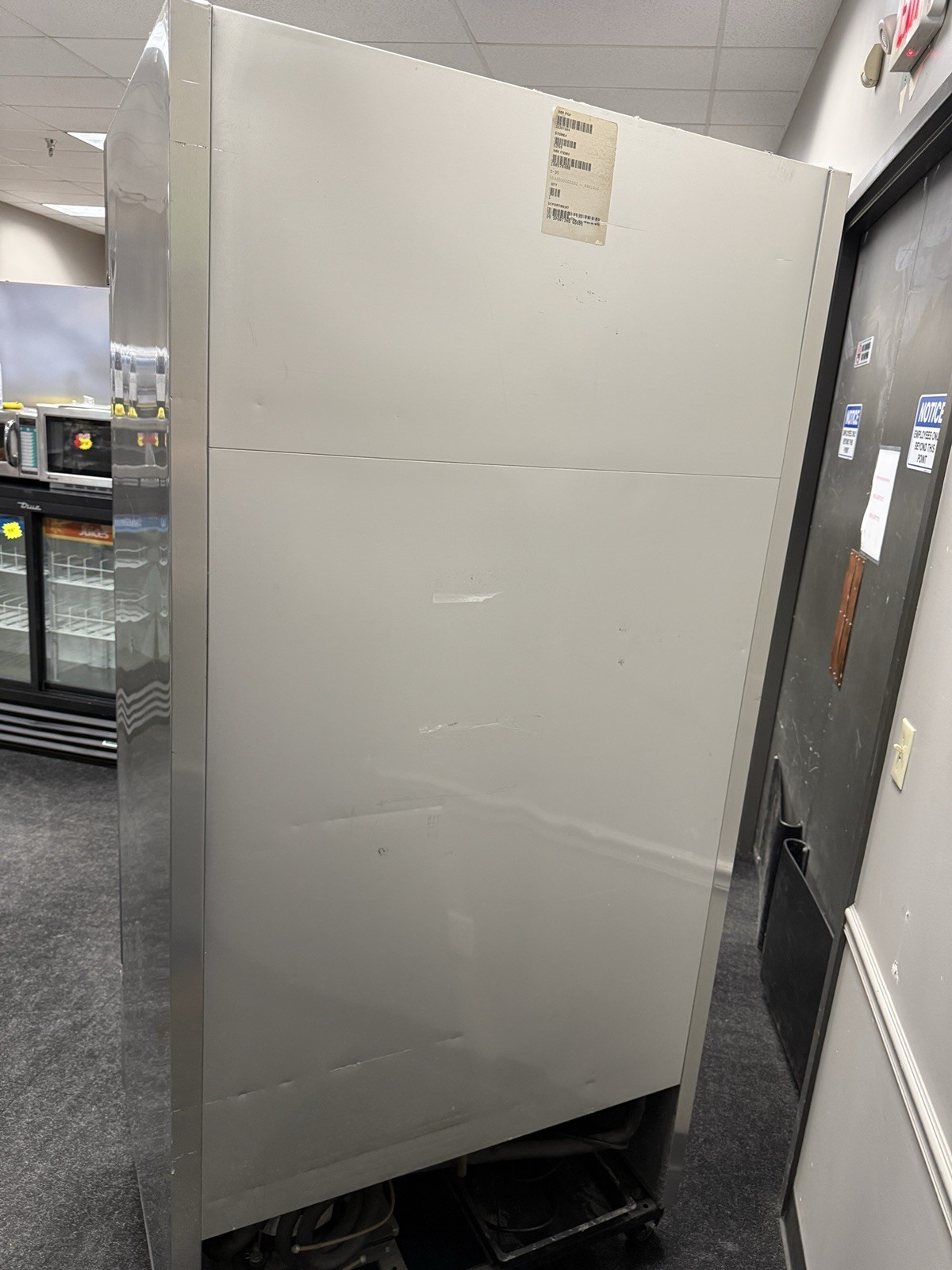True (T-35) Two Section Stainless Steel Reach In Refrigerator
