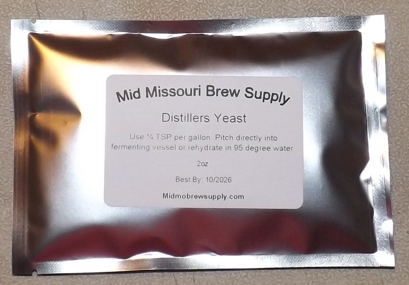 Distiller Yeast 2oz. (DADY) FREE SHIPPING