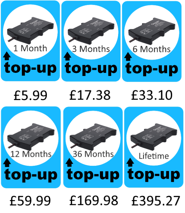 TruTrak GPS Tracking Device - Van Motorbike Caravan Car Tracker - 1 Year Bundle