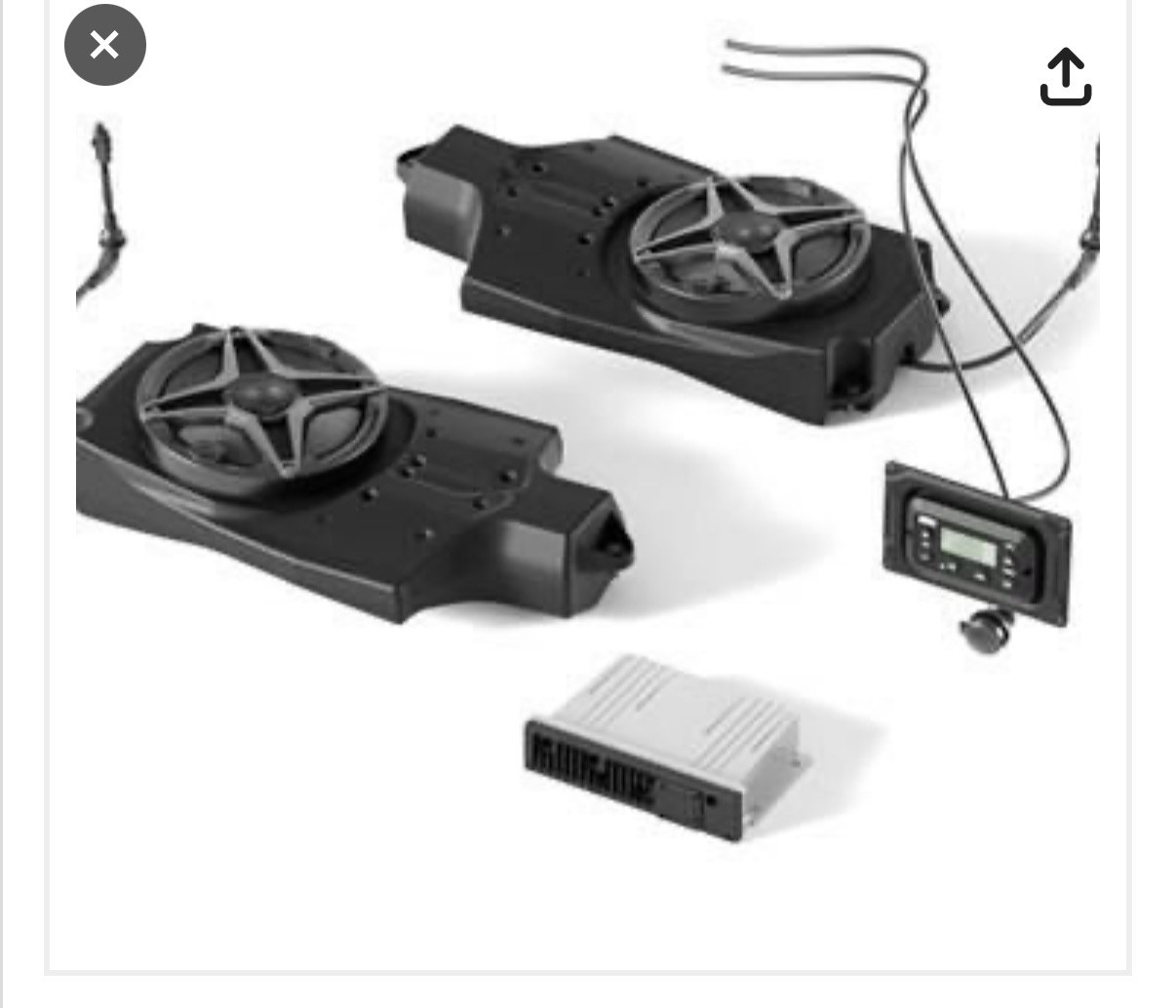 Yamaha Wolverine RMAX2 RMAX4 X2 X4 850 Audio Kit B4J-H81C0-S0-00