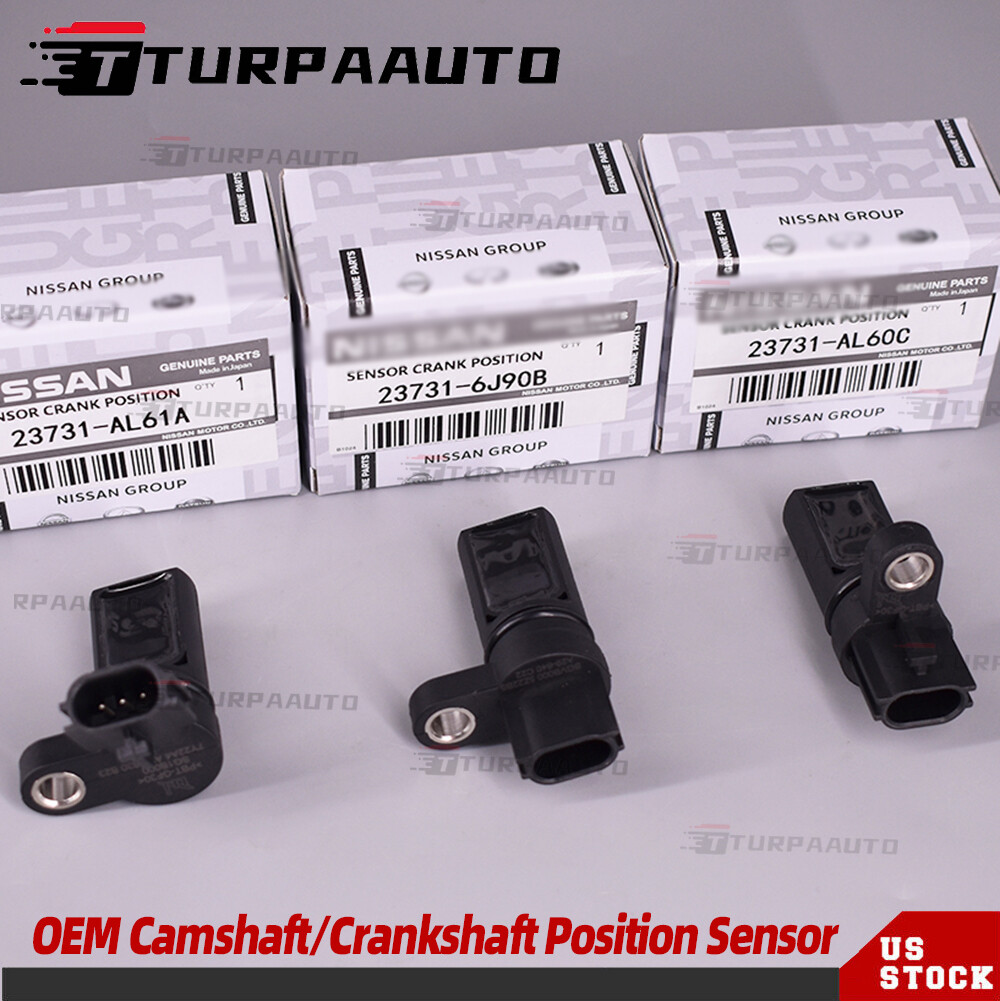 New Set 2 Camshaft sensors & 1 Crankshaft Position Sensor Fit Infiniti 350Z FX35