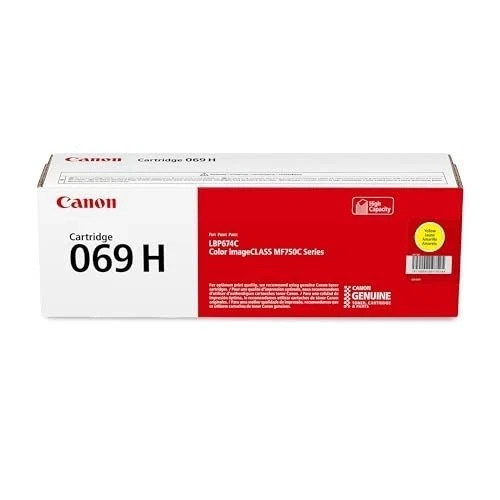 Canon Genuine 069H High Yield 4 Colour Toner Cartridge Set (CMYK)