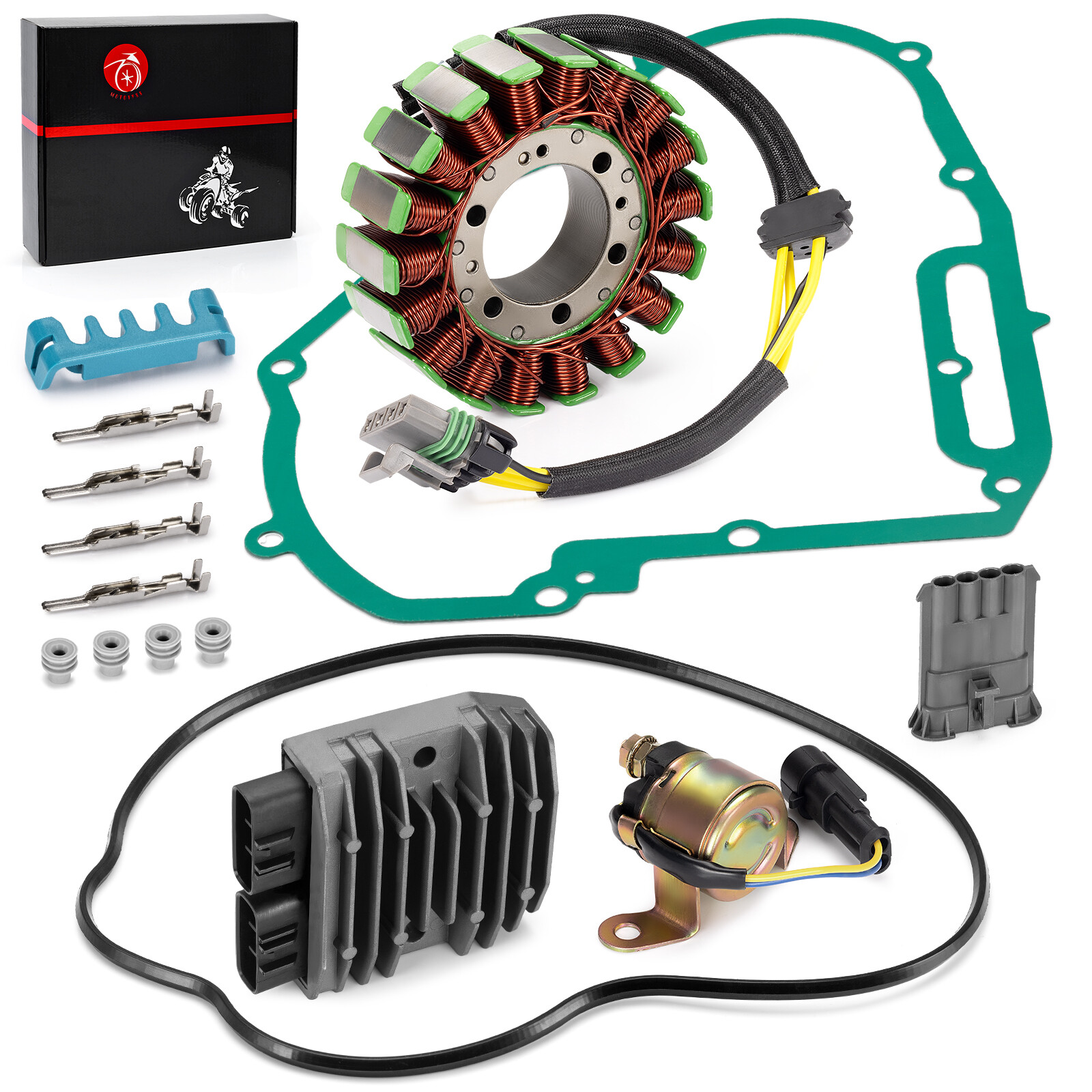 2011 2012-2017 for Polaris Ranger 800 Stator & Rectifier & Starter Relay Gasket