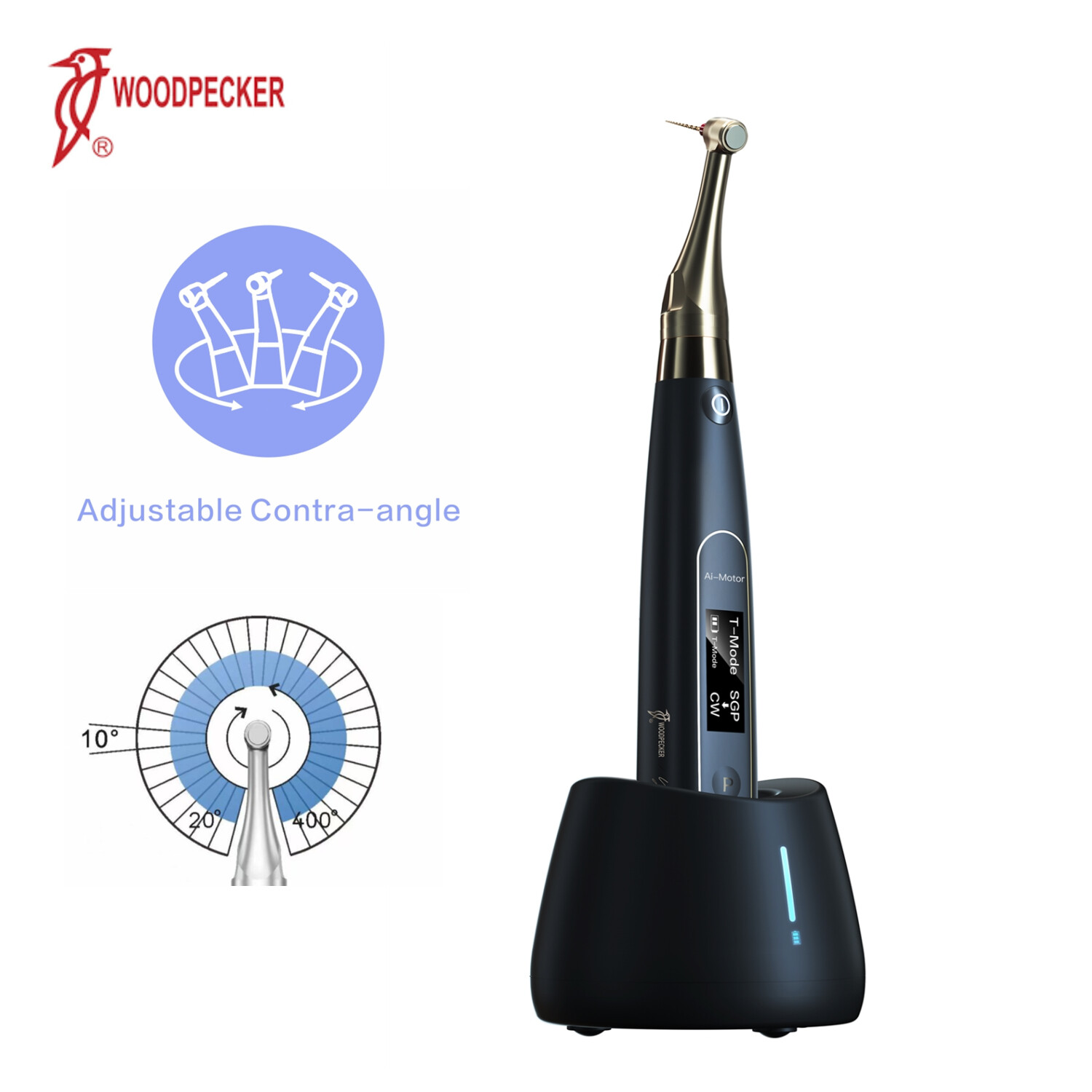 Woodpecker Ai-Motor Dental Endo Motor w/ Apex Locator 2500rpm By Yoshi Terauchi