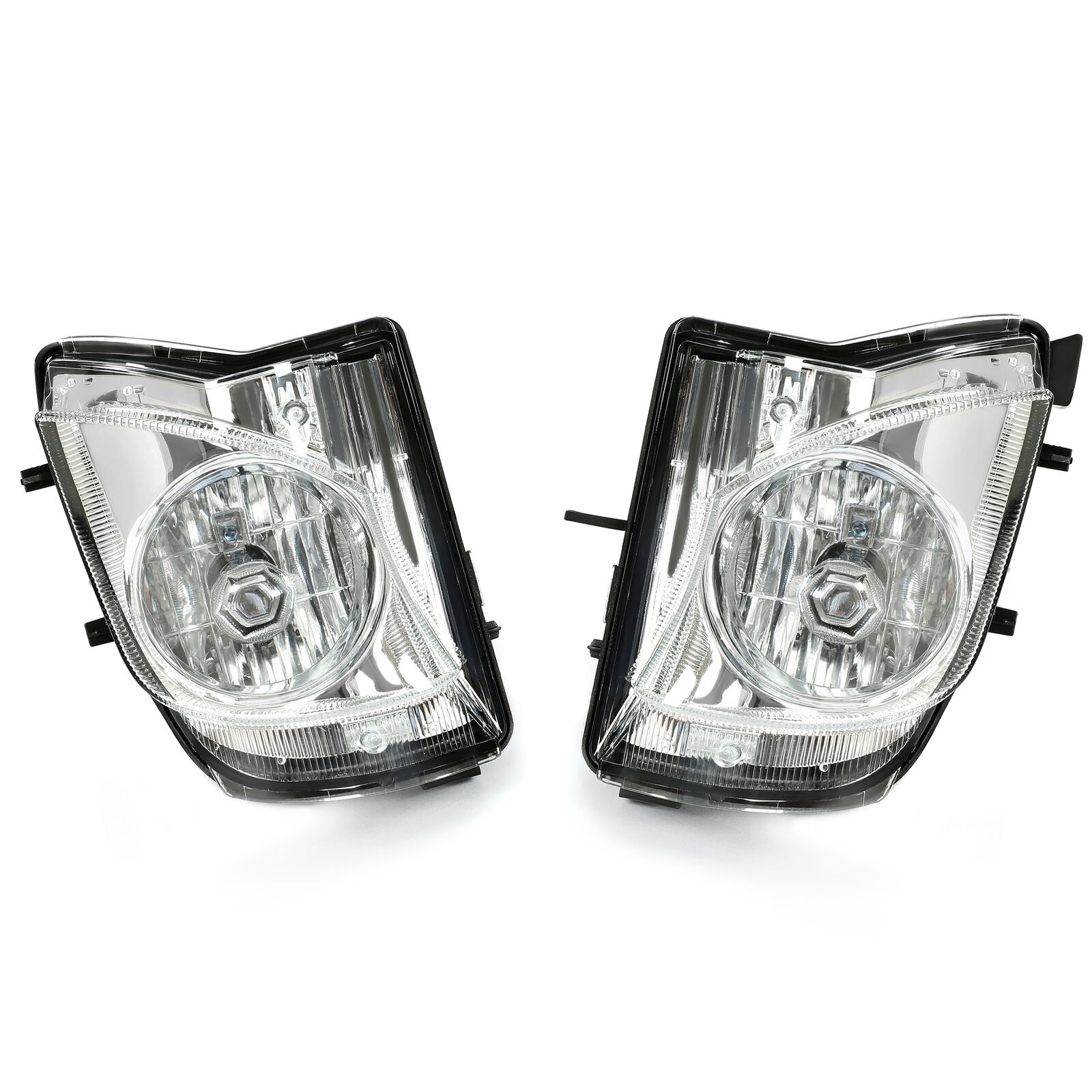 Pair Fog Lights For 2006-2010 Lexus IS250 IS350 Clear Lens Bumper Lamp HB4 Bulbs