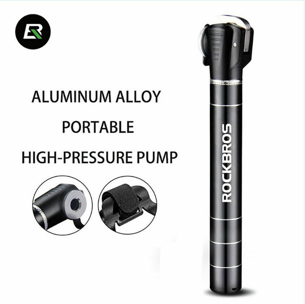 ROCKBROS Bicycle Mini Portable Light Alu Alloy Air Pump One-way Bike Pump FV/AV