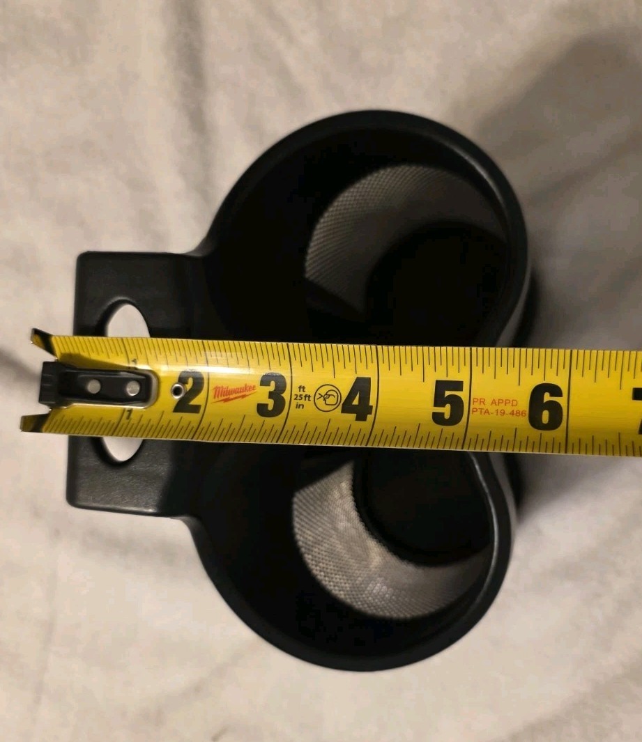 Polder Black Style Station Hot Tool Holder Bathroom Organizer