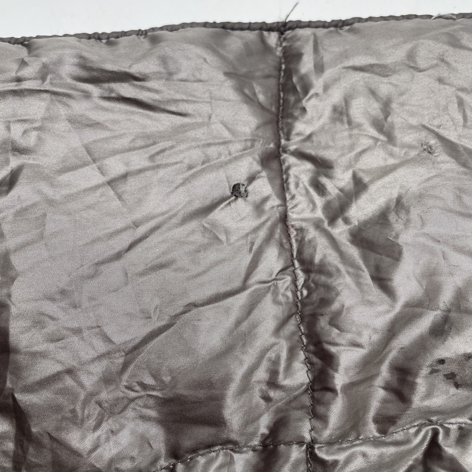 Blue Ridge Home Fashions Down Throw Camping Blanket Packable Lightweight Gray