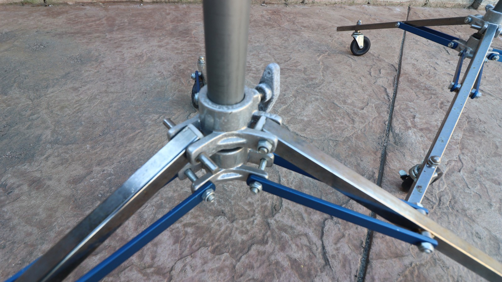 American Metal C Stand\ Light Stand with Wheels. This is for a pair you get 2