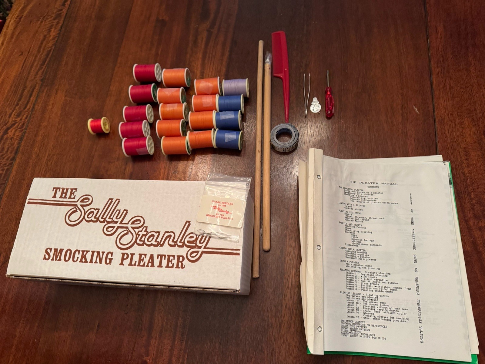 24 Needle Sally Stanley Smocking Pleater w/ All Accessories & Case South Africa