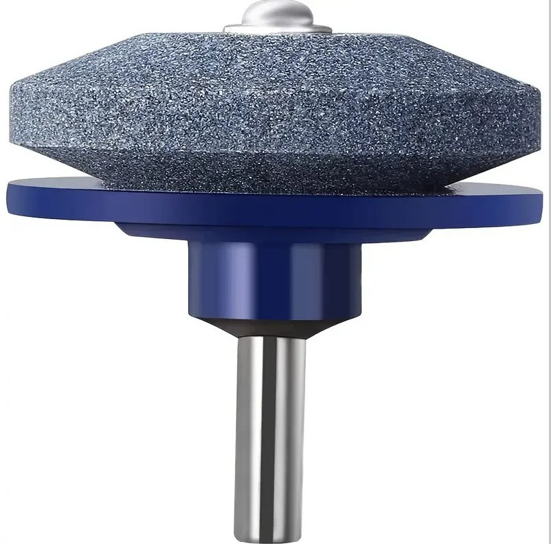 3pcs Electric Lawn Mower Sharpener – Durable Grinding Head & Whetstone Set - NEW