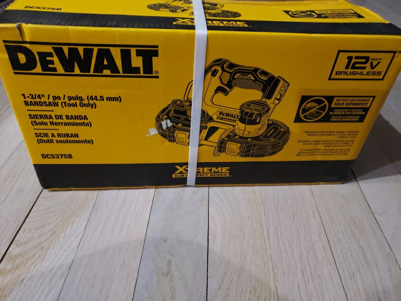 Dewalt DCS375B MAX XTREME Compact Lithium-Ion Cordless Bandsaw, 12V (Tool Only)