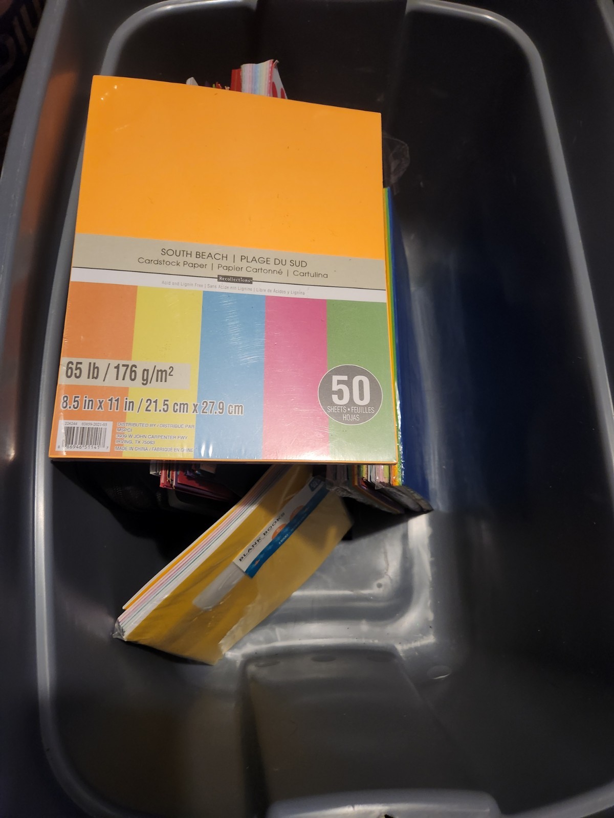 Recollections Paper House Multicolor Cardstock Scrapbooking Paper Lot 732222