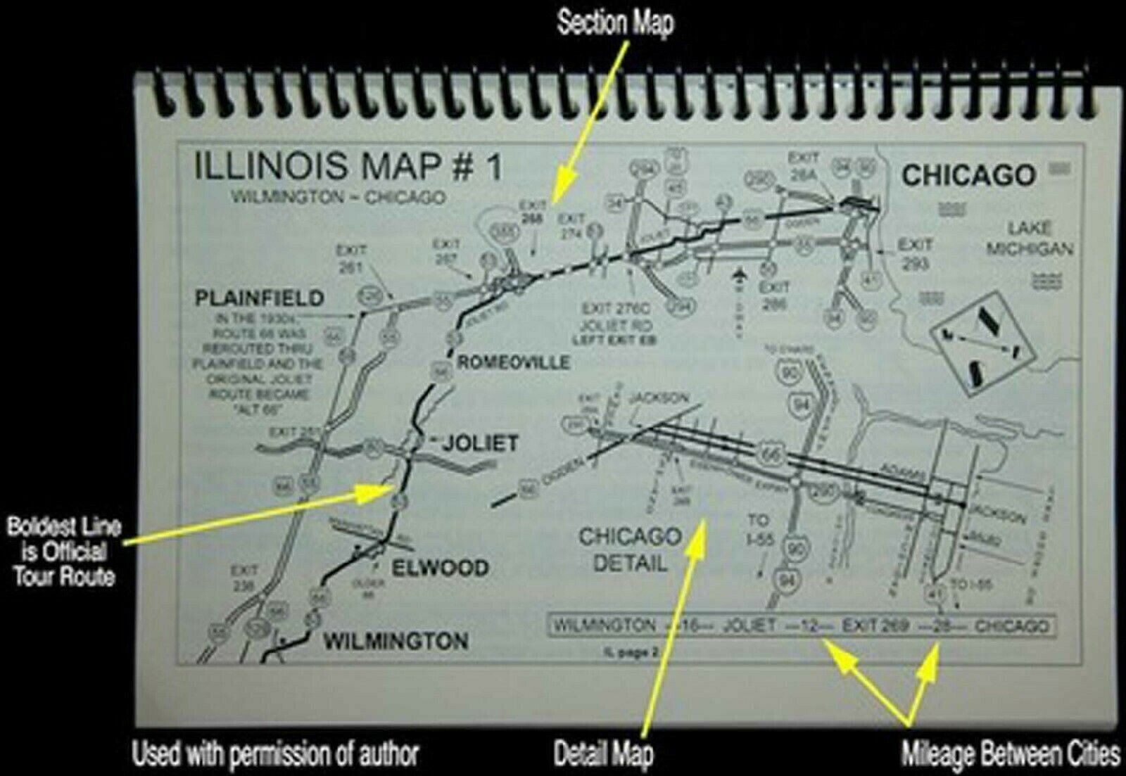 EZ 66 Guide for Travelers 5th edition (2023) Route 66 Maps - Jerry McClanahan