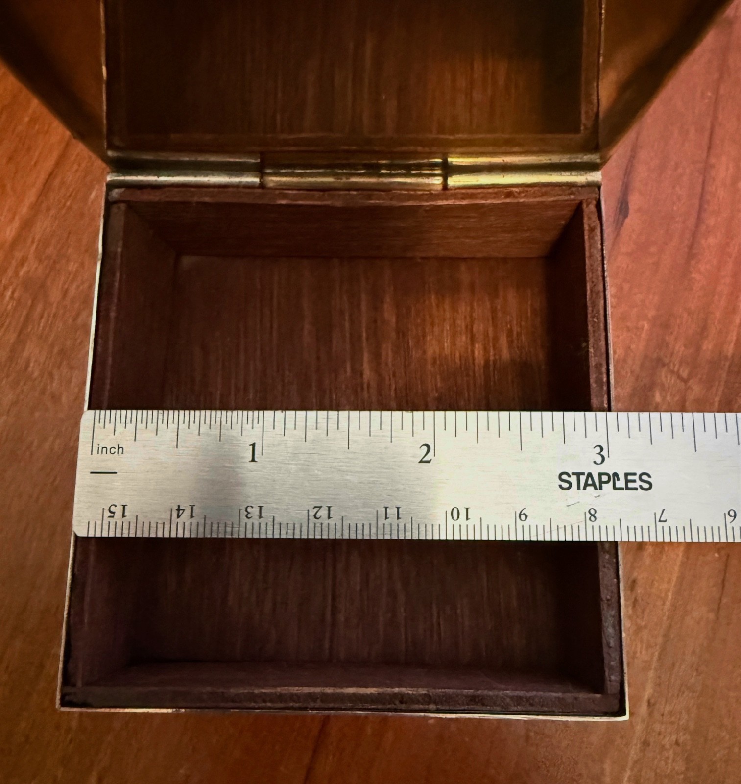 Vintage Sterling Silver Mid Century Modern Jewelry or Small Box , ASW=4.82 Oz