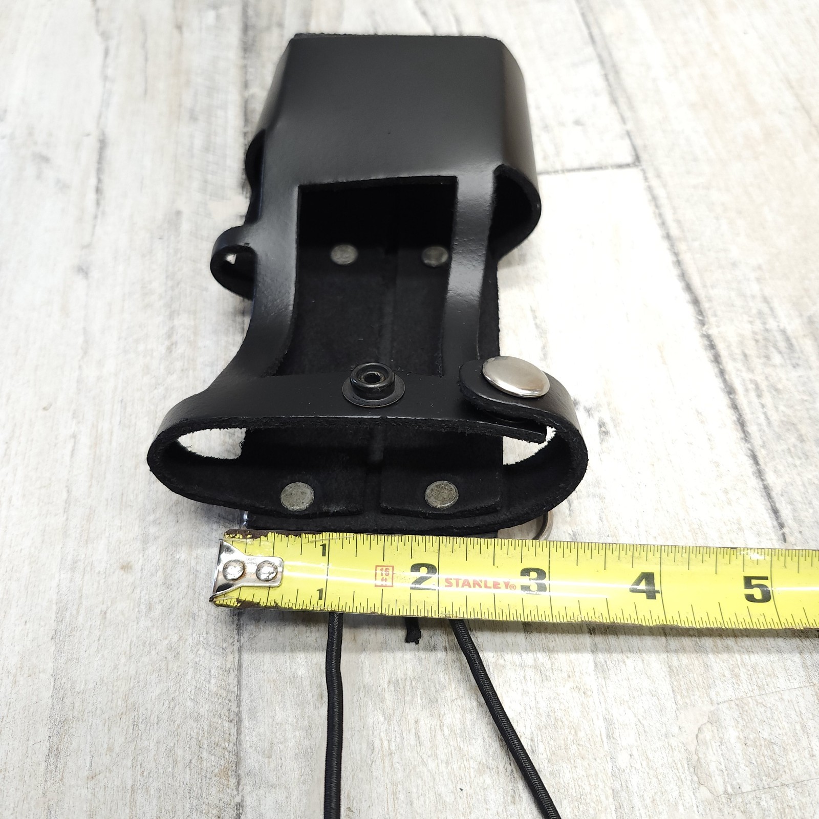 Perfect Fit Fireman's Leather Radio Holder for Motorola APX 6000 /8000 /XE