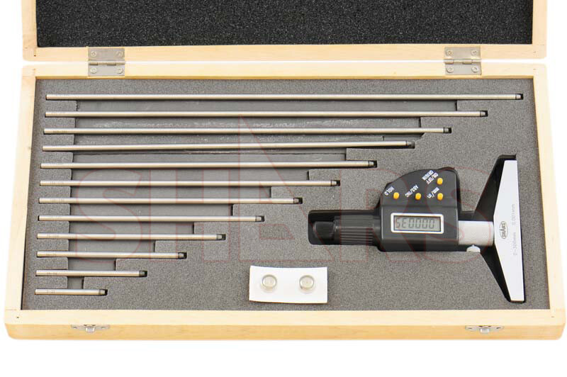 SHARS TOOLS 0-12"/304.8mm Electronic Depth Micrometer! #]