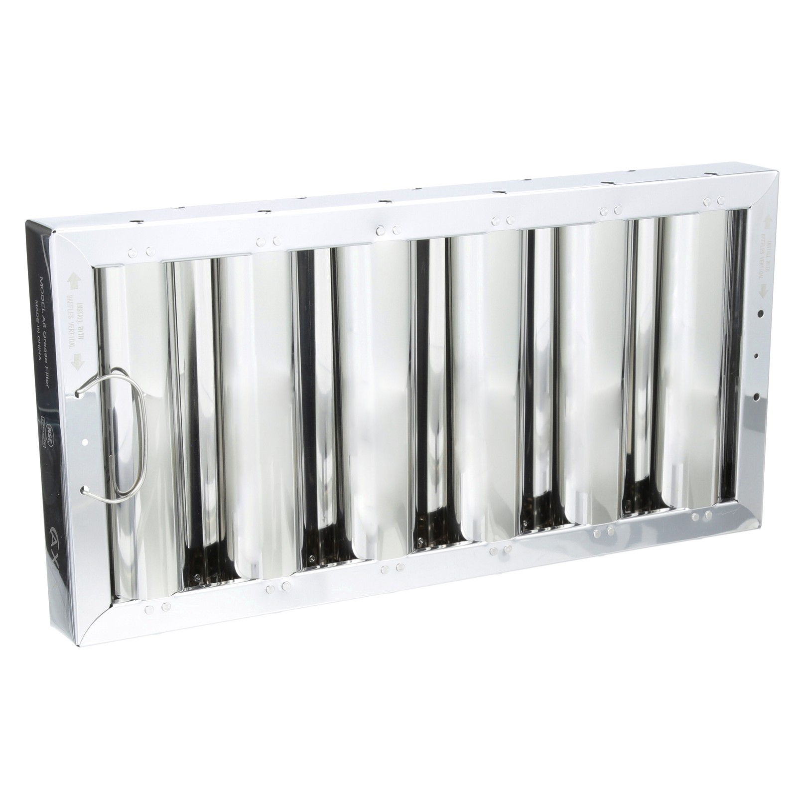 Mavrik 10 in x 20 in Stainless Steel Hood Filter