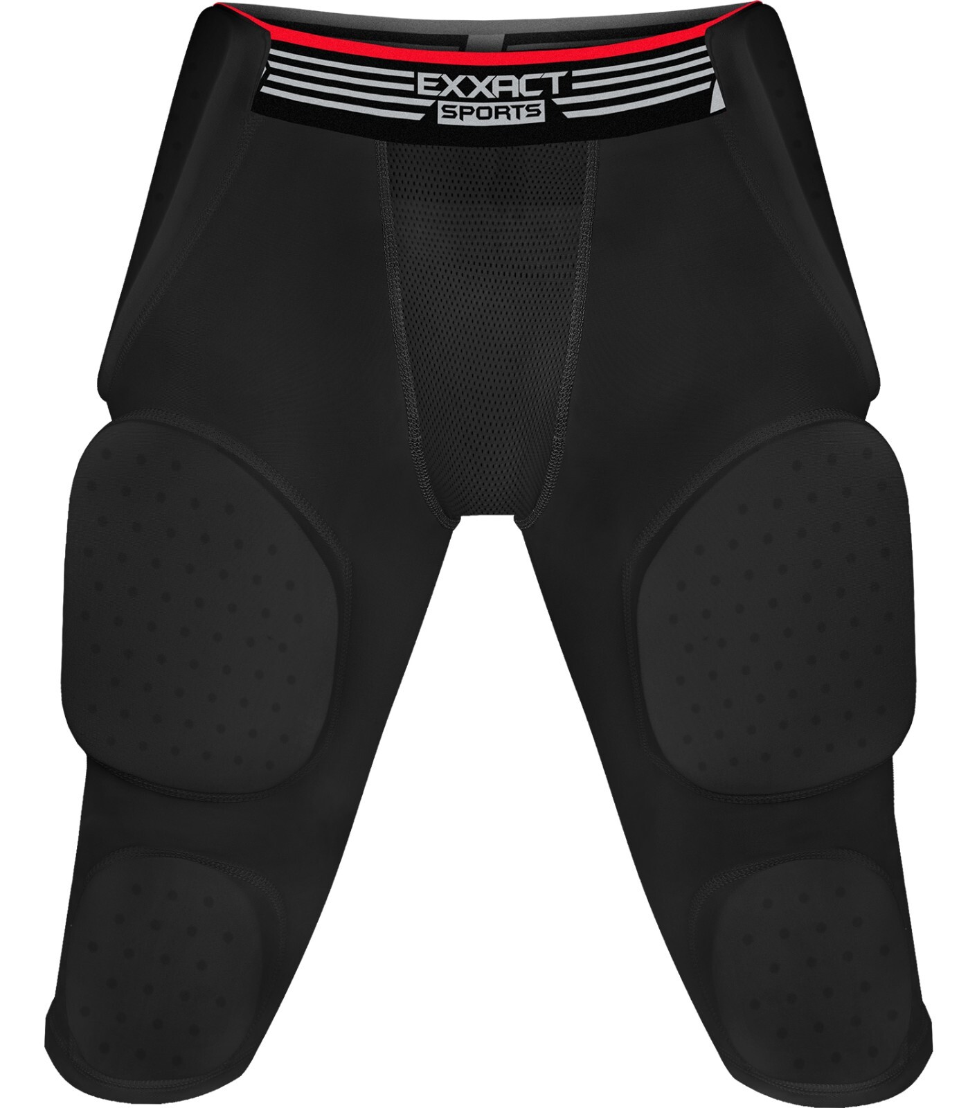 Exxact Sports Battle 7 Pad Adult Girdle for Men, with Cup Pocket
