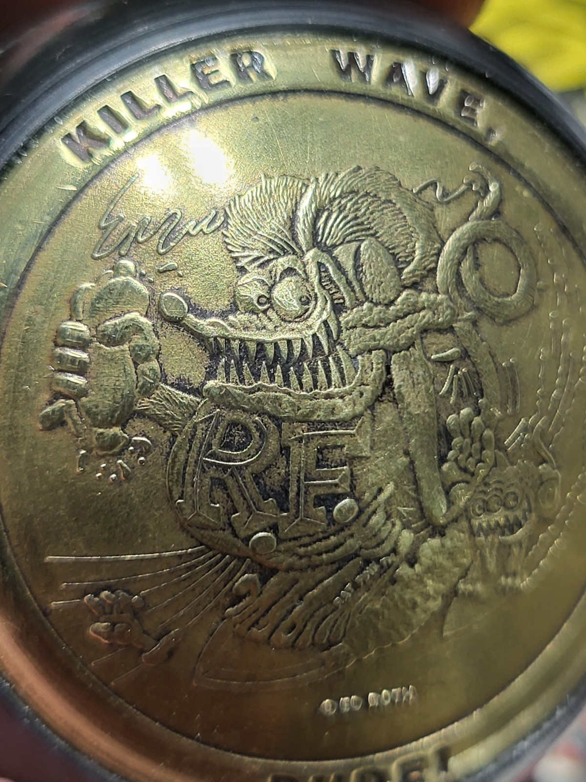 RAT FINK SHIFT knob HOTROD RATROD SCTA TROG ED BIG DADDY ROTH BARRIS CHOPPER