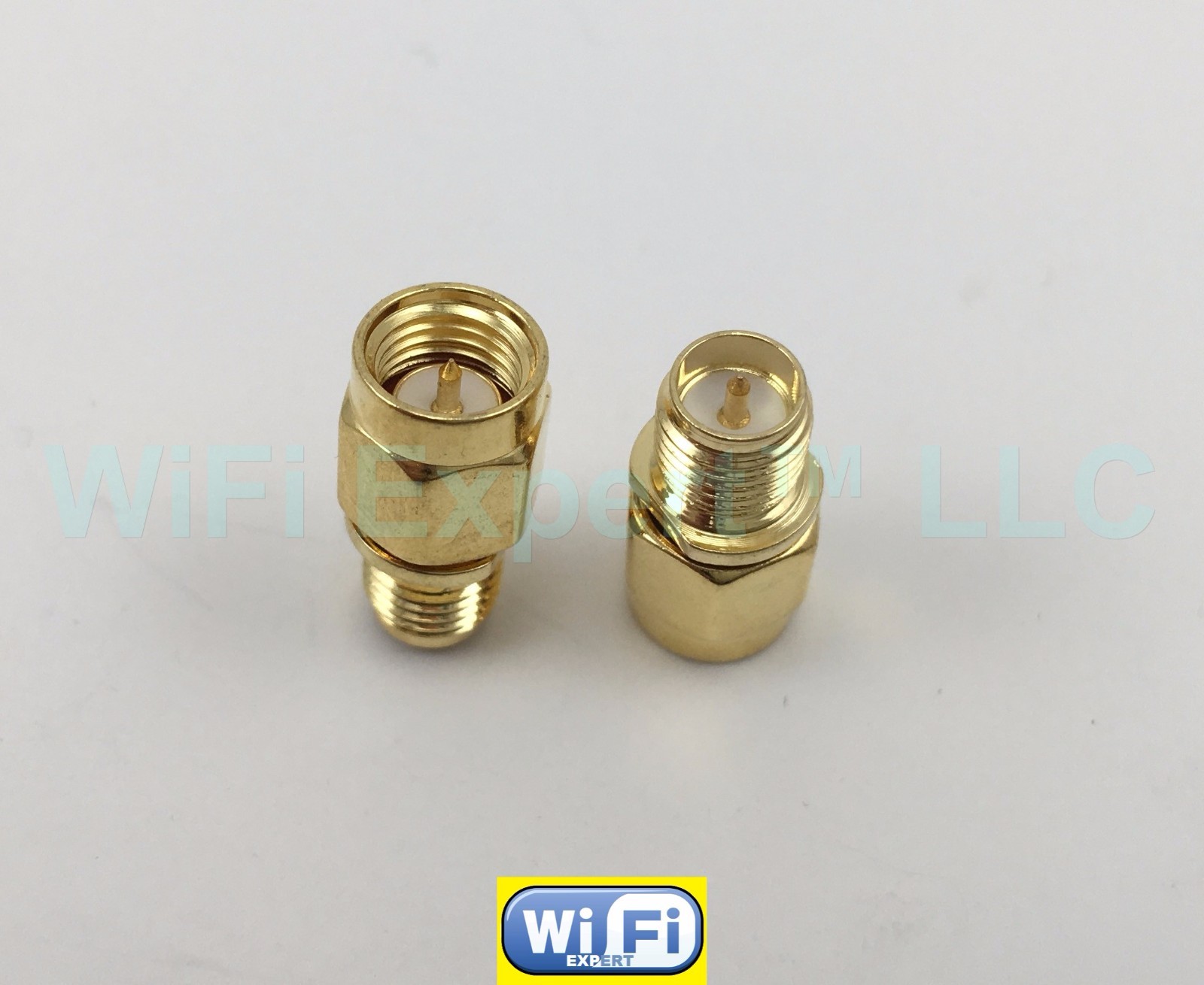 2 x SMA Male To RP-SMA Female connect SMA to RP-SMA RF Connector Adapter USA