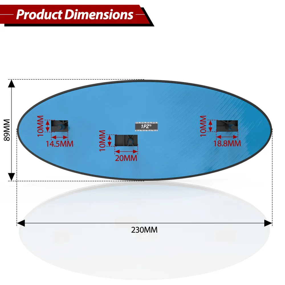 Fit Ford 2005-2014 F150 Blue & Chrome Front Grille /TAILGATE 9" Wide Oval Emblem