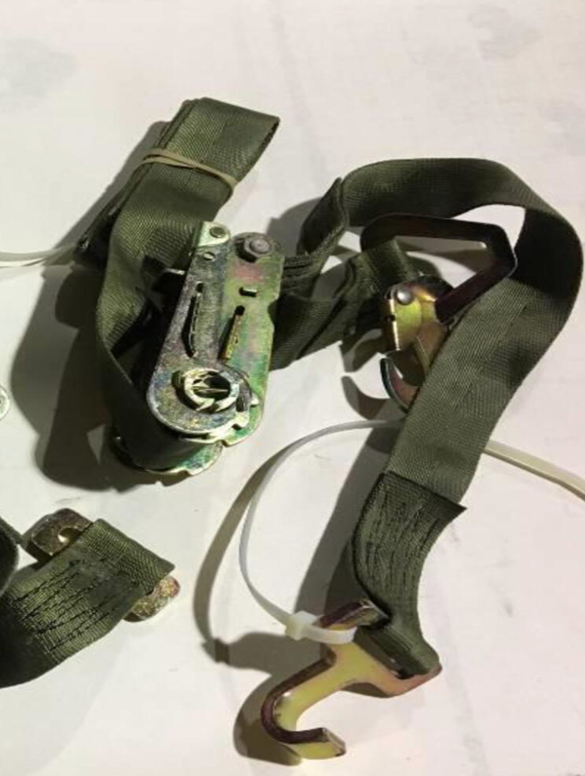 10 Foot X 1.75 Inch US Military Ratchet Strap Cargo Tie Down Strap, Commercial