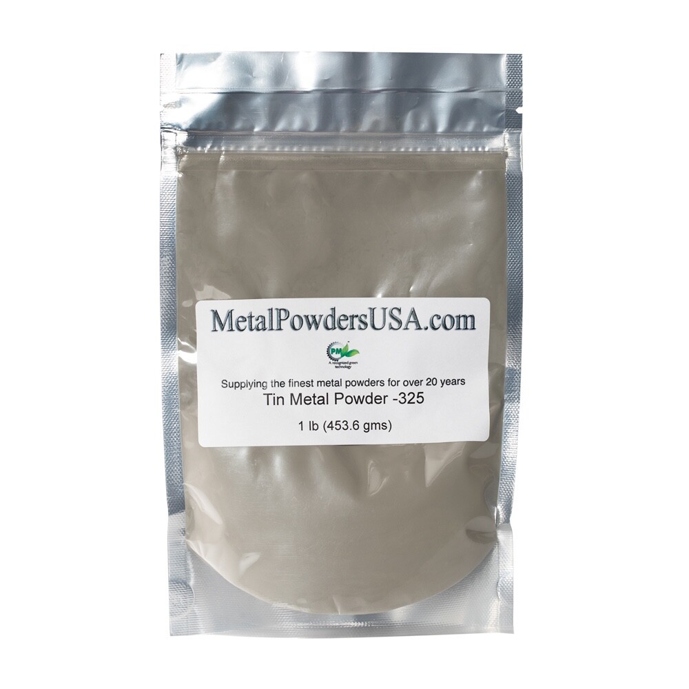Tin Metal Powder -325 mesh 1LB Cold casters choice, Rapid shipping