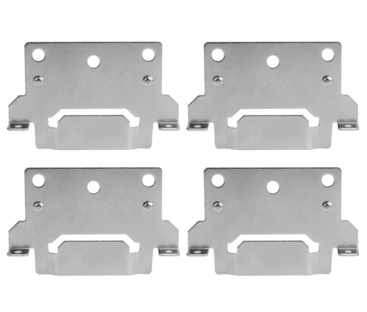 116791 Mounting Plates Bed Frame Brackets Replacement for IKEA Silver