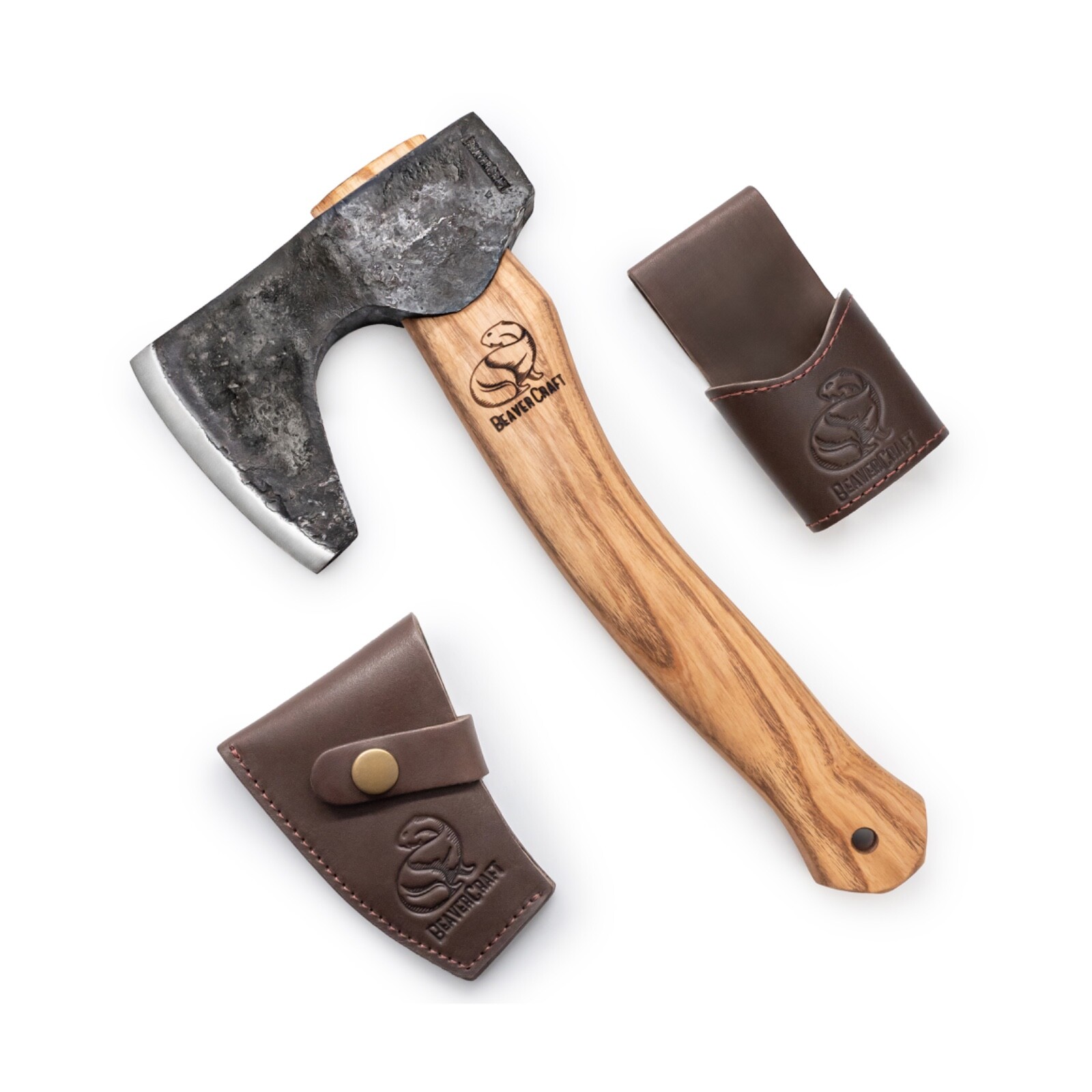 Compact Long-Bearded Bushcraft Hatchet AX6 BeaverCraft OFFICIAL