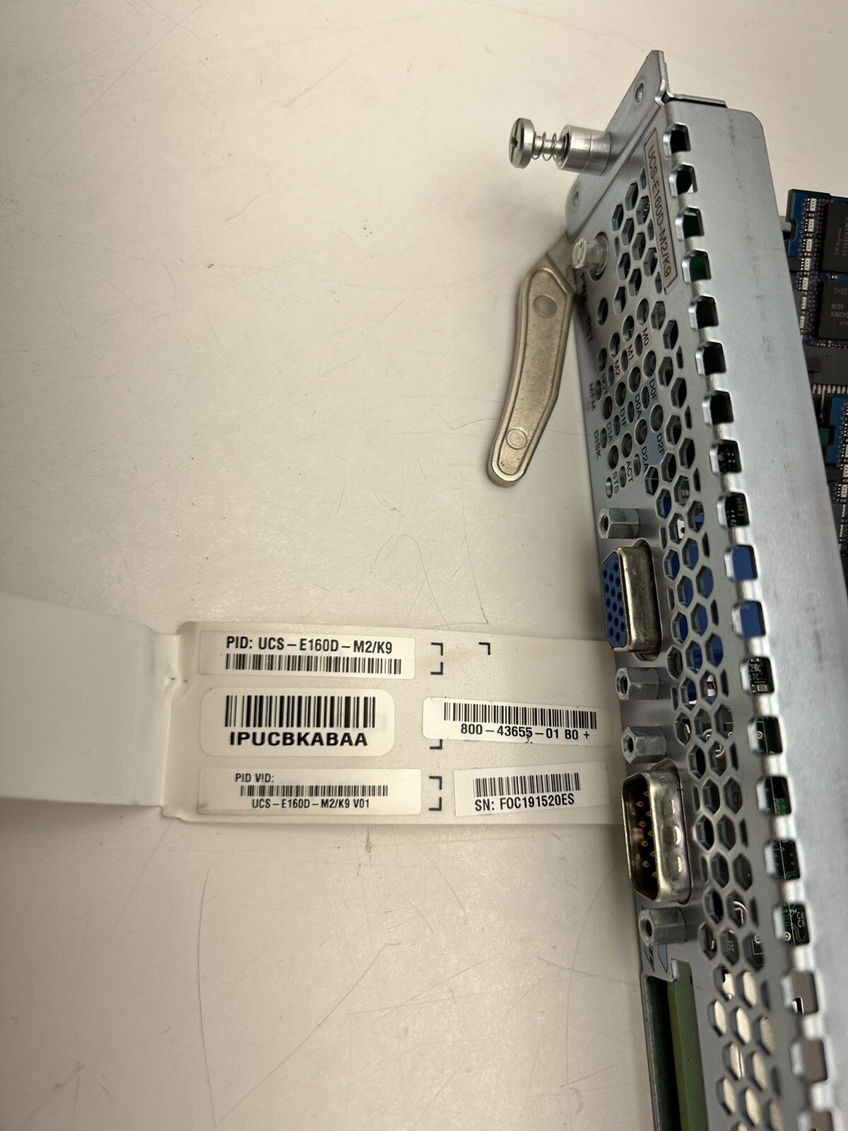 Cisco UCS-E160D-M2/K9 V01 HDD 32GB RAM w/ Xeon E5-2418L V2 @ 2.00 GHz