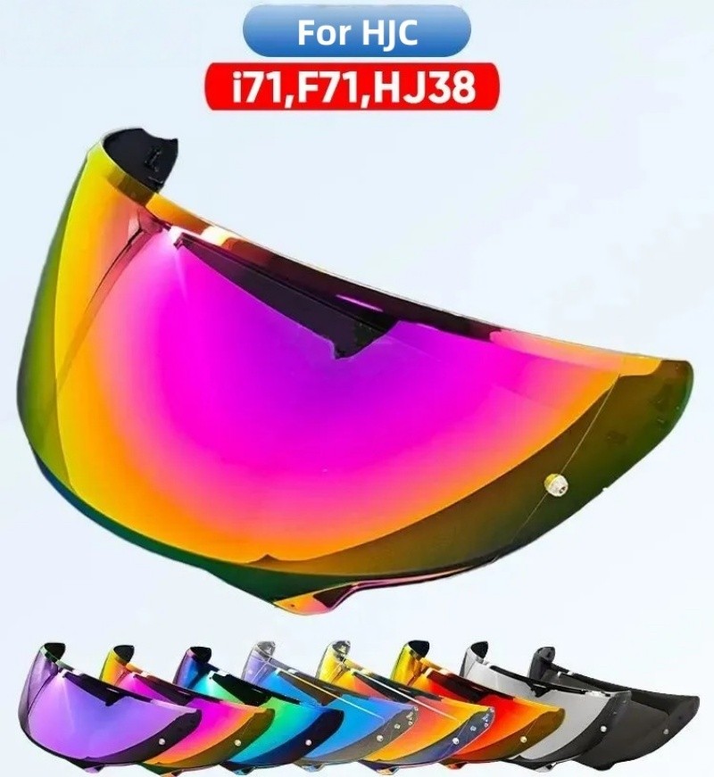 Visor Lens Fits For HJC i71 F71 HJ38 Motorcycle Helmet Face Shield Lenses