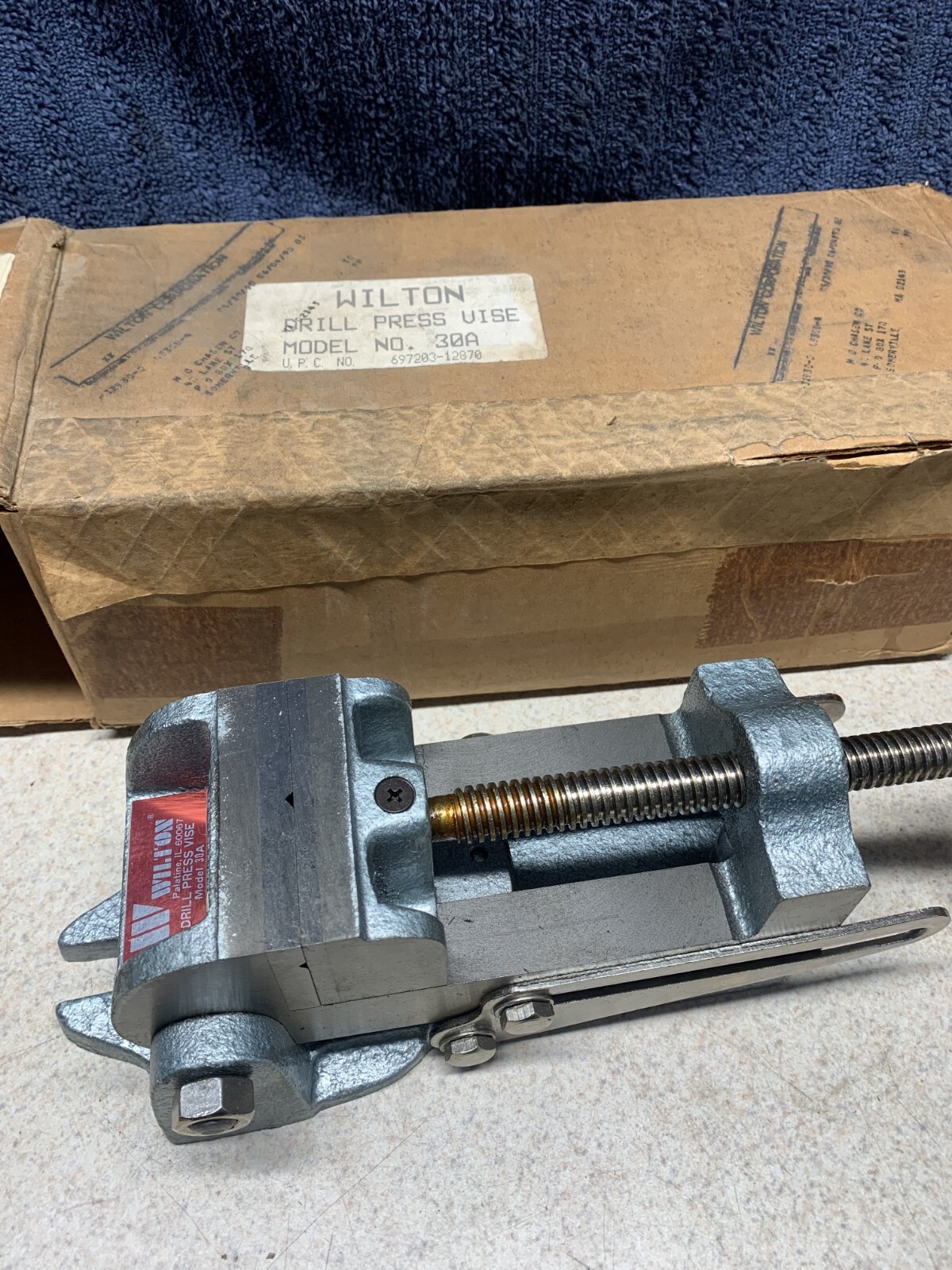 Machinist Tool: Wilton 3" Tilting Drill Press Vise (NEW OLD STOCK) 1990 NO30A