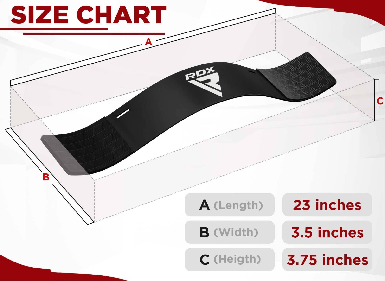 Arm Blaster by RDX, Heavy Duty Bicep Curl, Fitness Curl Support, Weightlifting