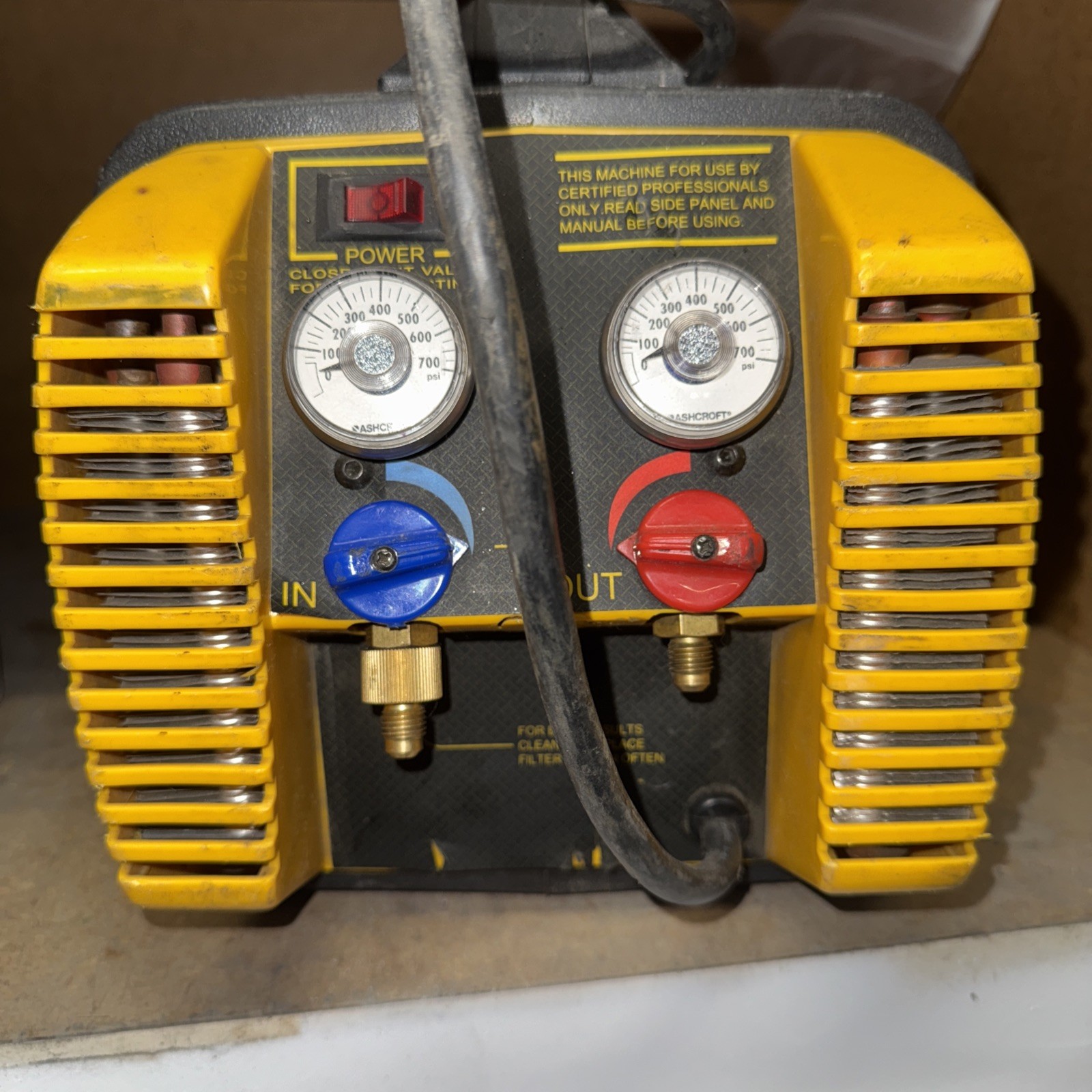 APPION G5 TWIN CYLINDER CONDENSER REFRIGERANT RECOVERY UNIT