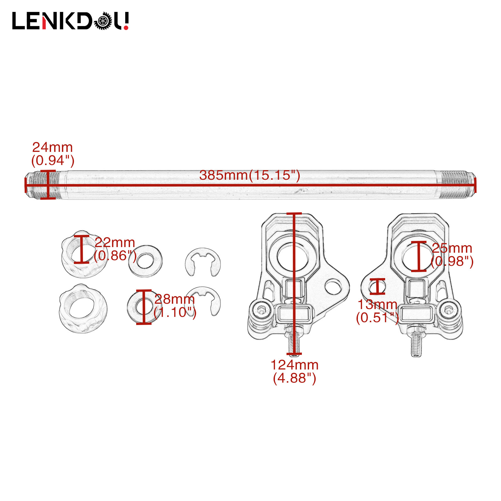 For Harley Motorcycle Rear Axle Adjuster Kit Street Glide Road King FLHR 2009-UP