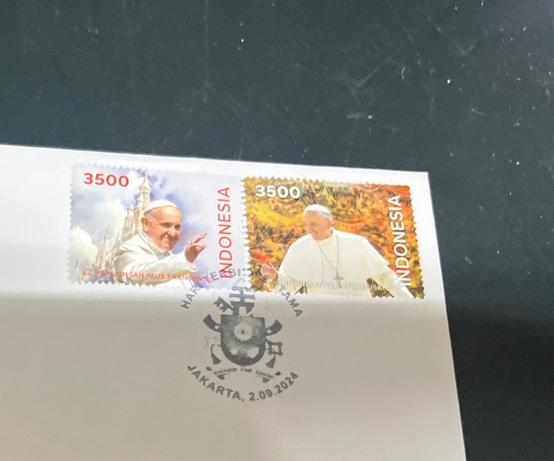 (1949) 21-12-2025 - Indonesia Pope Francis visit 2024 FDC (663 of 2000)