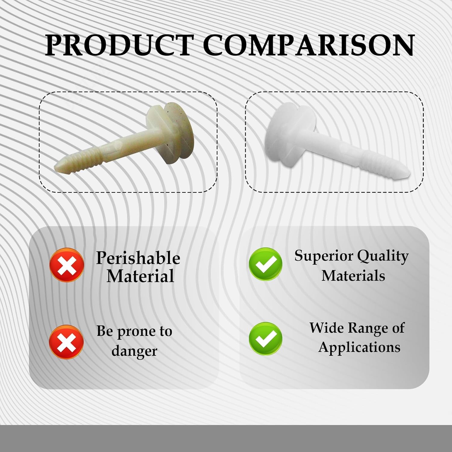 50PCS Compatible with GM Door Panel Clips OEM#15960325,Door Panel Retainer Clips