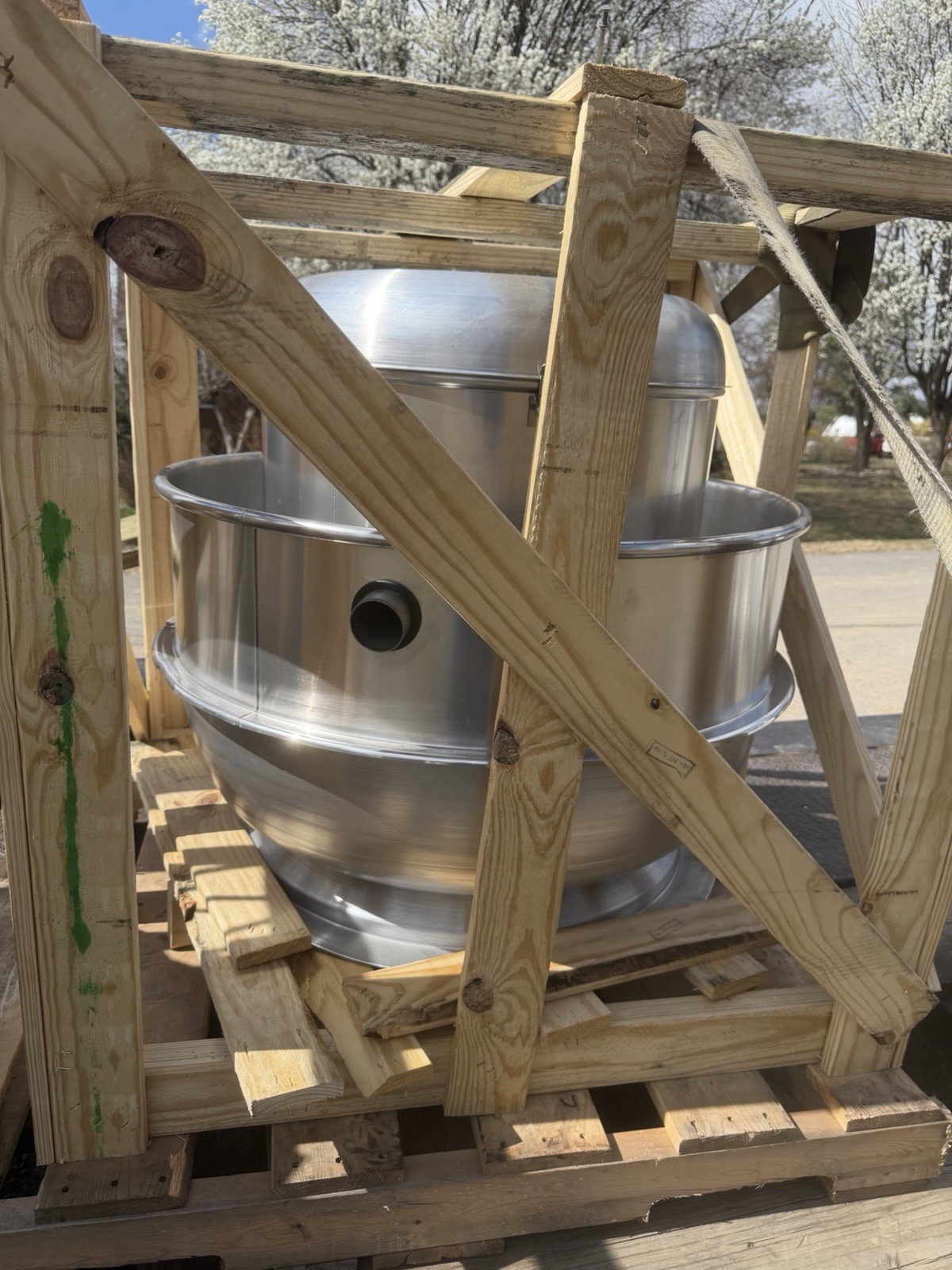 Cook 15W QD 65 ACM Upblast Commercial Exhaust Fan Direct Drive