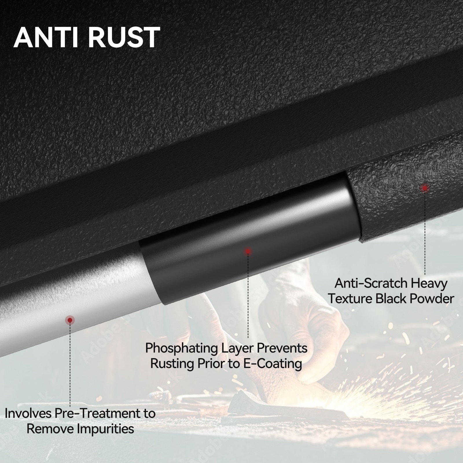 Drop Running Boards for 07-18 Silverado/Sierra 1500 2500HD Crew Cab Nerf Bars