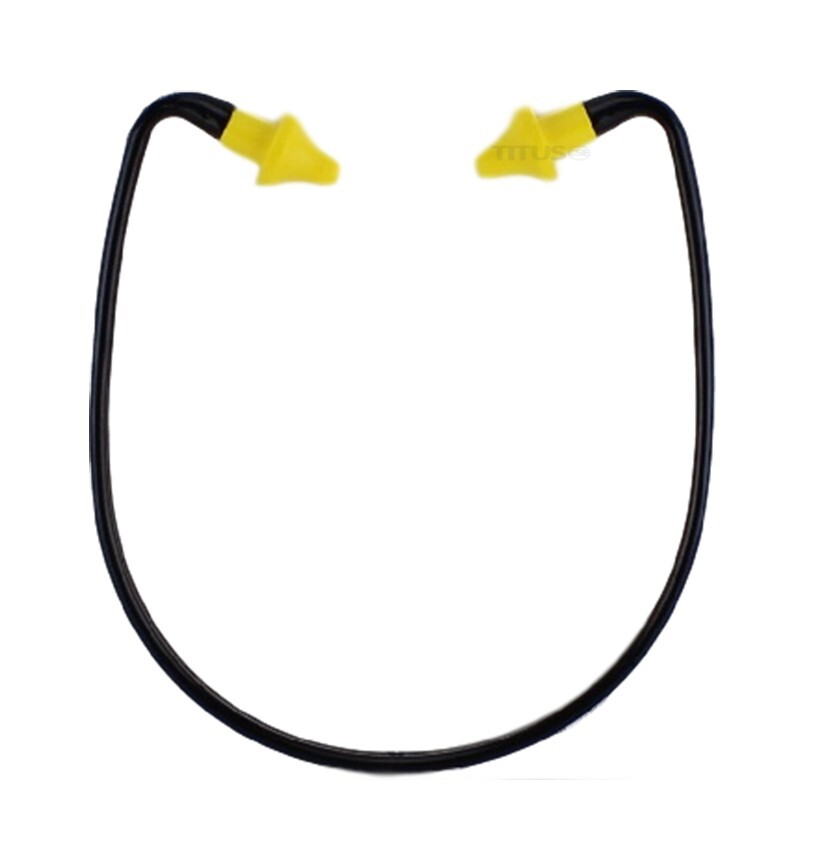 EAR PLUGS NECK BAND HEARING PROTECTION FIRING SHOOTING RANGE NOISE SUPPRESSION