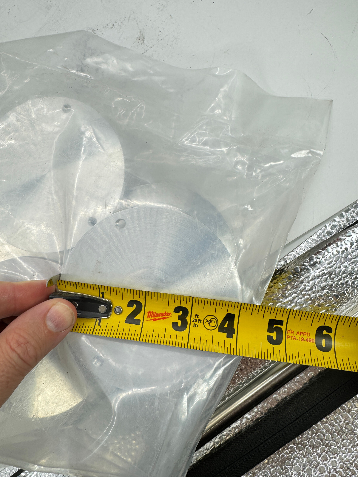 Lot 5 NEW BRUKER port covers top 218338 4" stainless chamber vacuum lab pump