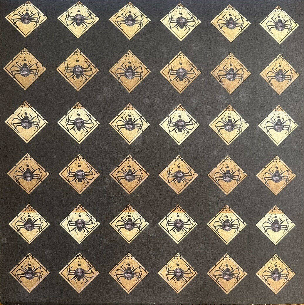 ~ HALLOWEEN ~ 12x12 SCRAPBOOK CARDSTOCK PAPER PAD 48 LOT *MARTHA STEWART* FOIL